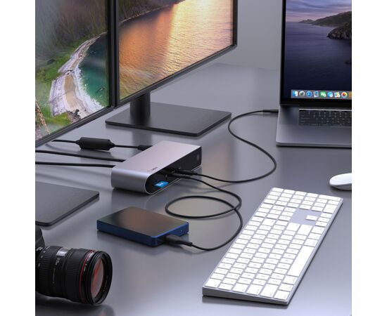 Порт-репликатор Belkin USB-C Pro Thunderbolt 4 Dock Triple Display Dock 8K (INC006VFSGY), изображение 8 Порт-репликатор Belkin USB-C Pro Thunderbolt 4 Dock Triple Display Dock 8K (INC006VFSGY), изображение 8