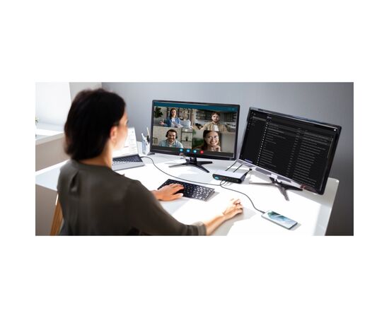Порт-репликатор Belkin USB-C Pro Thunderbolt 4 Dock Triple Display Dock 8K (INC006VFSGY), изображение 9 Порт-репликатор Belkin USB-C Pro Thunderbolt 4 Dock Triple Display Dock 8K (INC006VFSGY), изображение 9