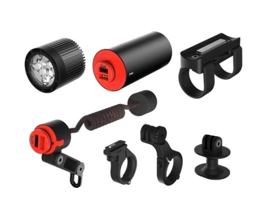 Передня велофара Knog + кріплення PWR Mountain Kit 2000 Lumens Powerbank (12208)