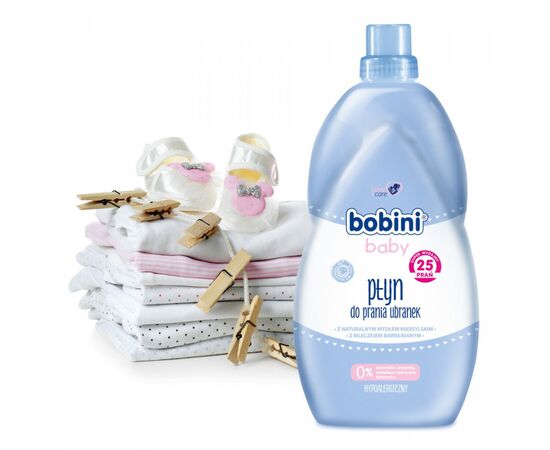 Гель для стирки Bobini Baby для детских вещей 2 л (5900465248663), изображение 2 Гель для стирки Bobini Baby для детских вещей 2 л (5900465248663), изображение 2