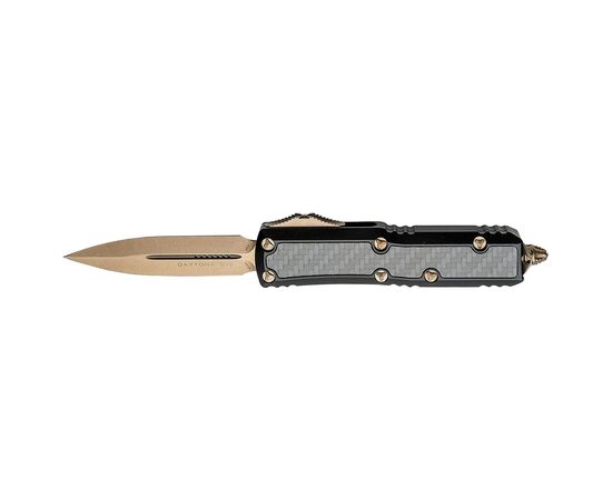 Ніж Microtech Daytona Double Edge Bronze CF Inlay (126-13CFIS)