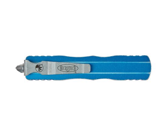 Ніж Microtech Dirac Double Edge Stonewash Distressed Blue (225-10DBL), зображення 4 Ніж Microtech Dirac Double Edge Stonewash Distressed Blue (225-10DBL), зображення 4