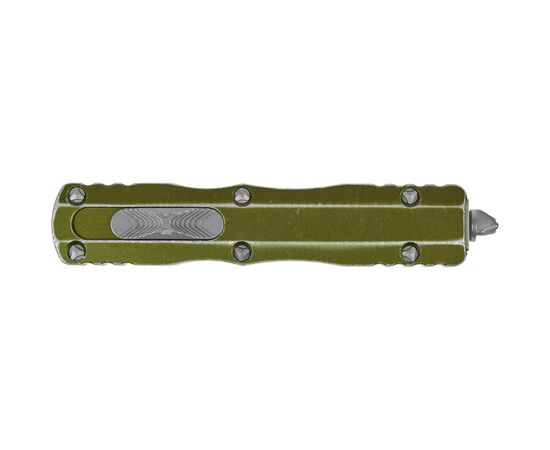 Ніж Microtech Dirac Double Edge Stonewash Distressed OD Green (225-10DOD), зображення 3 Ніж Microtech Dirac Double Edge Stonewash Distressed OD Green (225-10DOD), зображення 3