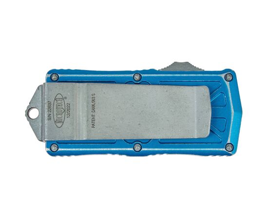 Ніж Microtech Exocet Double Edge Stonewash Distressed Blue (157-10DBL), зображення 4 Ніж Microtech Exocet Double Edge Stonewash Distressed Blue (157-10DBL), зображення 4