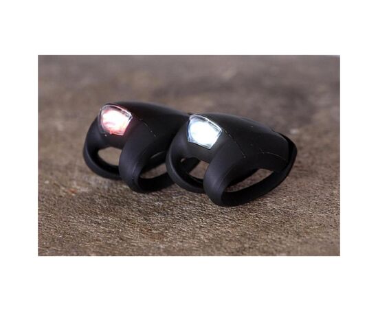 Передняя велофара Knog Frog Strobe Front 8,5 Lumens Black (11920), изображение 3 Передняя велофара Knog Frog Strobe Front 8,5 Lumens Black (11920), изображение 3