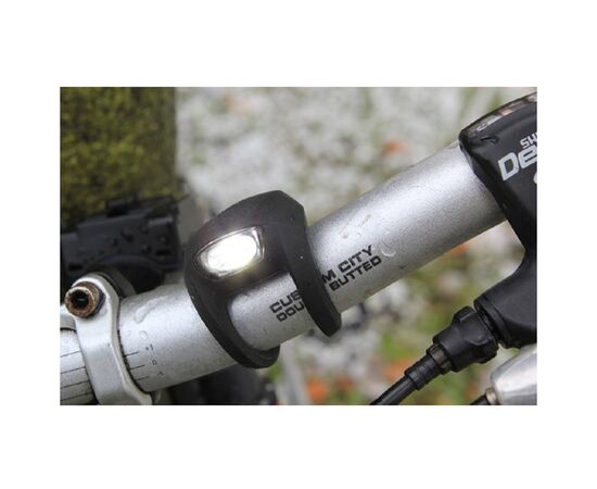 Передняя велофара Knog Frog Strobe Front 8,5 Lumens Black (11920), изображение 5 Передняя велофара Knog Frog Strobe Front 8,5 Lumens Black (11920), изображение 5