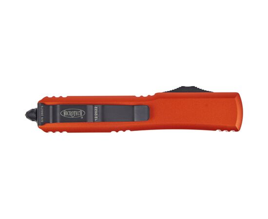 Ніж Microtech Ultratech Double Edge Black Blade FS Serrator Orange (122-3OR), зображення 4 Ніж Microtech Ultratech Double Edge Black Blade FS Serrator Orange (122-3OR), зображення 4