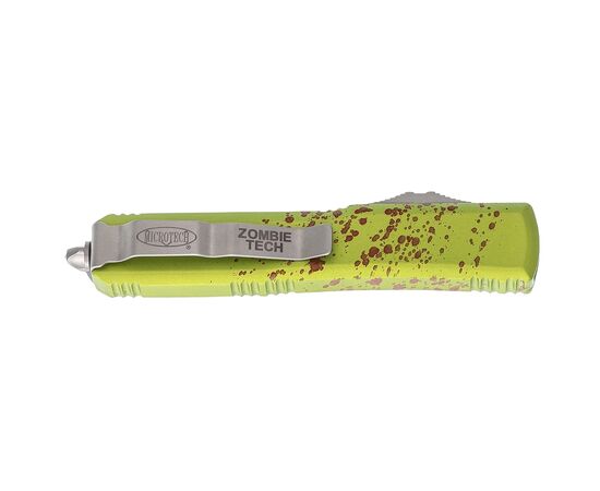 Ніж Microtech Ultratech Drop Point Stonewash Zombie-Tech (121-10Z), зображення 3 Ніж Microtech Ultratech Drop Point Stonewash Zombie-Tech (121-10Z), зображення 3