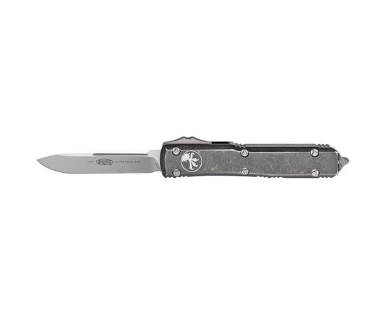 Нож Microtech Ultratech Drop Point Stonewash Distressed Black (121-10DBK)
