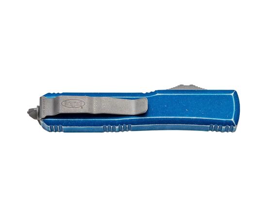 Ніж Microtech Ultratech Drop Point Stonewash Distressed Blue (121-10DBL), зображення 3 Ніж Microtech Ultratech Drop Point Stonewash Distressed Blue (121-10DBL), зображення 3