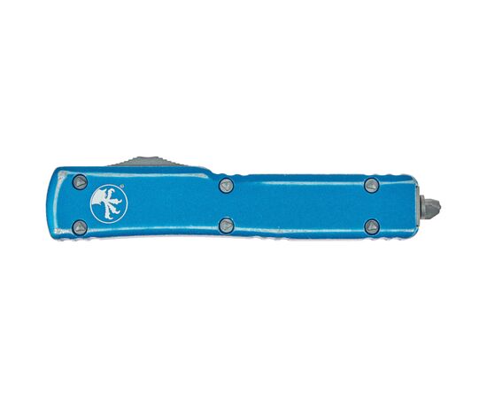 Ніж Microtech UTX-70 Double Edge Apocalyptic DFS Serrator Distressed Blue (147-D12DBL), зображення 3 Ніж Microtech UTX-70 Double Edge Apocalyptic DFS Serrator Distressed Blue (147-D12DBL), зображення 3