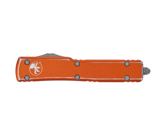 Ніж Microtech UTX-70 Double Edge Apocalyptic DFS Serrator Distressed Orange (147-D12DOR), зображення 3 Ніж Microtech UTX-70 Double Edge Apocalyptic DFS Serrator Distressed Orange (147-D12DOR), зображення 3