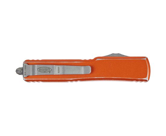 Ніж Microtech UTX-70 Double Edge Apocalyptic DFS Serrator Distressed Orange (147-D12DOR), зображення 4 Ніж Microtech UTX-70 Double Edge Apocalyptic DFS Serrator Distressed Orange (147-D12DOR), зображення 4