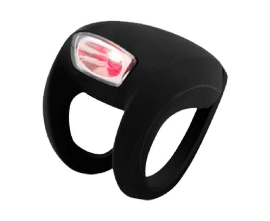 Задня велофара Knog Frog Strobe Rear 2.5 Lumens Black (11928)