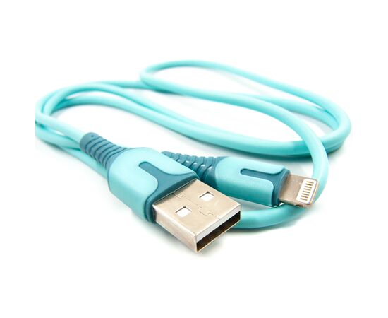 Дата кабель USB 2.0 AM to Lightning 1.0m blue Dengos (PLS-L-IND-SOFT-BLUE), изображение 2 Дата кабель USB 2.0 AM to Lightning 1.0m blue Dengos (PLS-L-IND-SOFT-BLUE), изображение 2
