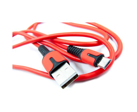 Дата кабель USB 2.0 AM to Micro 5P 1.0m red Dengos (PLS-M-IND-SOFT-RED), изображение 2 Дата кабель USB 2.0 AM to Micro 5P 1.0m red Dengos (PLS-M-IND-SOFT-RED), изображение 2