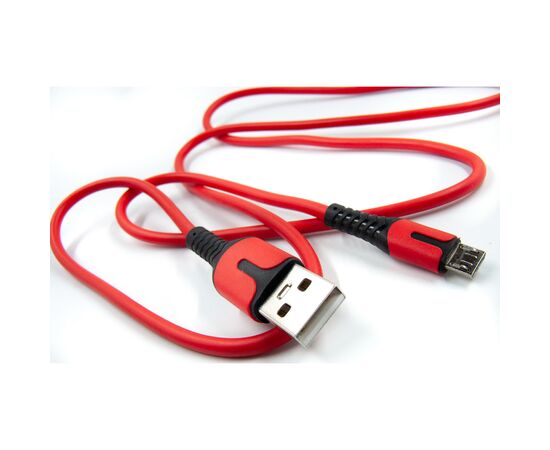 Дата кабель USB 2.0 AM to Micro 5P 1.0m red Dengos (PLS-M-IND-SOFT-RED), изображение 3 Дата кабель USB 2.0 AM to Micro 5P 1.0m red Dengos (PLS-M-IND-SOFT-RED), изображение 3