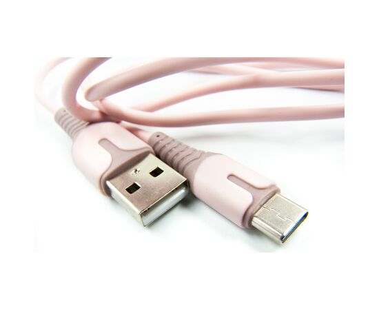 Дата кабель USB 2.0 AM to Type-C 1.0m pink Dengos (PLS-TC-IND-SOFT-ROSE), изображение 2 Дата кабель USB 2.0 AM to Type-C 1.0m pink Dengos (PLS-TC-IND-SOFT-ROSE), изображение 2