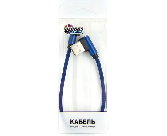 Дата кабель USB 2.0 AM to Lightning 0.25m blue Dengos (NTK-L-UG-SHRT-SET-BLUE), изображение 3 Дата кабель USB 2.0 AM to Lightning 0.25m blue Dengos (NTK-L-UG-SHRT-SET-BLUE), изображение 3