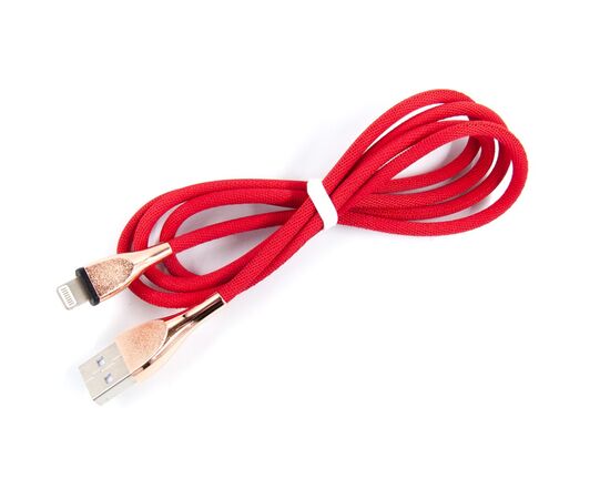 Дата кабель USB 2.0 AM to Lightning 1.0m red Dengos (NTK-L-SET-RED)
