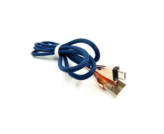Дата кабель USB 2.0 AM to Micro 5P 1.5m blue Dengos (NTK-M-DL-SET-BLUE), изображение 2 Дата кабель USB 2.0 AM to Micro 5P 1.5m blue Dengos (NTK-M-DL-SET-BLUE), изображение 2