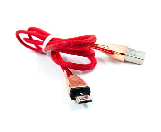 Дата кабель USB 2.0 AM to Micro 5P 1.0m red Dengos (NTK-M-SET-RED), изображение 2 Дата кабель USB 2.0 AM to Micro 5P 1.0m red Dengos (NTK-M-SET-RED), изображение 2