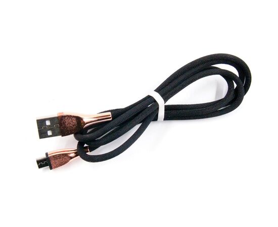Дата кабель USB 2.0 AM to Micro 5P 1.0m black Dengos (NTK-M-SET-BLACK)
