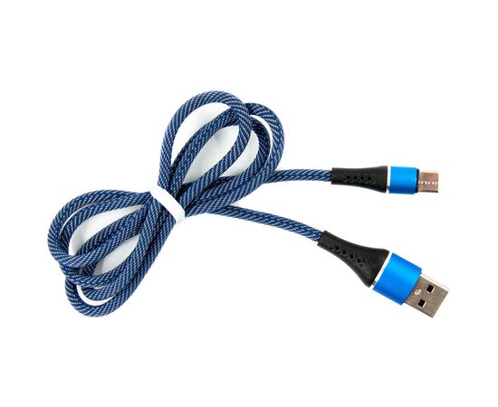 Дата кабель USB 2.0 AM to Type-C 1.0m blue Dengos (NTK-TC-MT-JEANS), изображение 2 Дата кабель USB 2.0 AM to Type-C 1.0m blue Dengos (NTK-TC-MT-JEANS), изображение 2