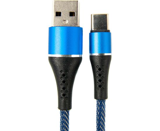 Дата кабель USB 2.0 AM to Type-C 1.0m blue Dengos (NTK-TC-MT-JEANS)