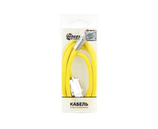 Дата кабель USB 2.0 AM to Type-C 1.0m yellow Dengos (PLS-TC-NS-YELLOW), изображение 2 Дата кабель USB 2.0 AM to Type-C 1.0m yellow Dengos (PLS-TC-NS-YELLOW), изображение 2
