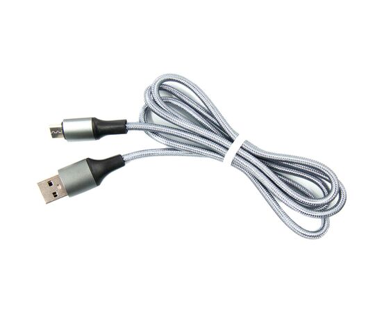 Дата кабель USB 2.0 AM to Type-C 1.0m gray Dengos (NTK-TC-MT-GREY), изображение 2 Дата кабель USB 2.0 AM to Type-C 1.0m gray Dengos (NTK-TC-MT-GREY), изображение 2