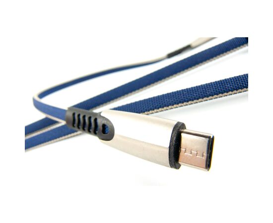 Дата кабель USB 2.0 AM to Type-C 0.25m blue Dengos (PLS-TC-SHRT-PLSK-BLUE), изображение 2 Дата кабель USB 2.0 AM to Type-C 0.25m blue Dengos (PLS-TC-SHRT-PLSK-BLUE), изображение 2