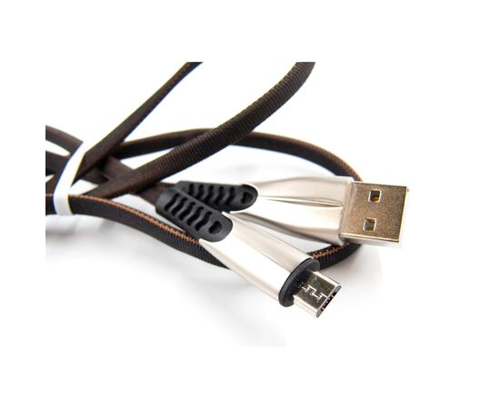 Дата кабель USB 2.0 AM to Micro 5P 1.0m black Dengos (PLS-M-PLSK-BLACK), изображение 2 Дата кабель USB 2.0 AM to Micro 5P 1.0m black Dengos (PLS-M-PLSK-BLACK), изображение 2