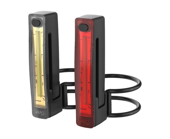 Комплект велофар Knog Plus Twinpack 40/20 Lumens Black (12144)