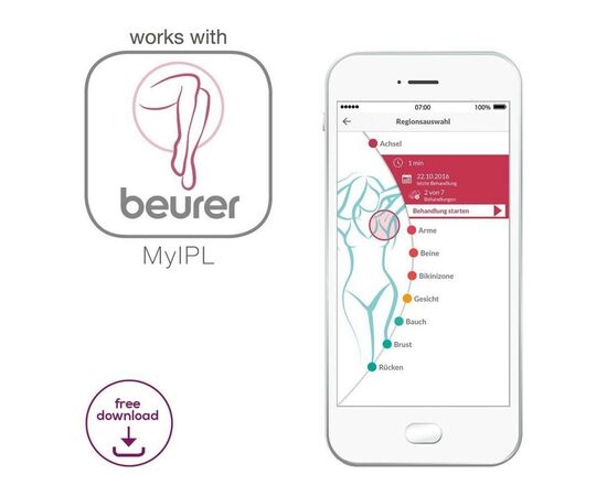 Эпилятор Beurer IPL PURE SKIN PRO (5500), изображение 4 Эпилятор Beurer IPL PURE SKIN PRO (5500), изображение 4
