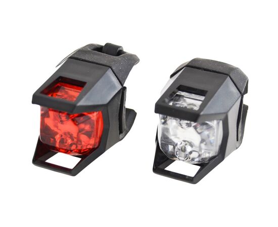 Комплект велофар Good Bike Eclipse 2 режима 2 LED (92330-IS), изображение 2 Комплект велофар Good Bike Eclipse 2 режима 2 LED (92330-IS), изображение 2