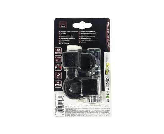 Комплект велофар Good Bike BY-Bike Three COB LED (99173-IS), изображение 10 Комплект велофар Good Bike BY-Bike Three COB LED (99173-IS), изображение 10
