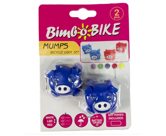 Комплект велофар Good Bike Silicone Mumps Blue (90303Blue-IS), изображение 4 Комплект велофар Good Bike Silicone Mumps Blue (90303Blue-IS), изображение 4