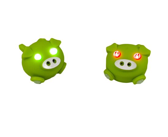 Комплект велофар Good Bike Silicone Mumps Green (90303Green-IS), изображение 2 Комплект велофар Good Bike Silicone Mumps Green (90303Green-IS), изображение 2