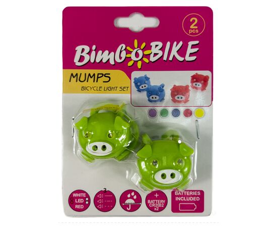 Комплект велофар Good Bike Silicone Mumps Green (90303Green-IS), изображение 5 Комплект велофар Good Bike Silicone Mumps Green (90303Green-IS), изображение 5
