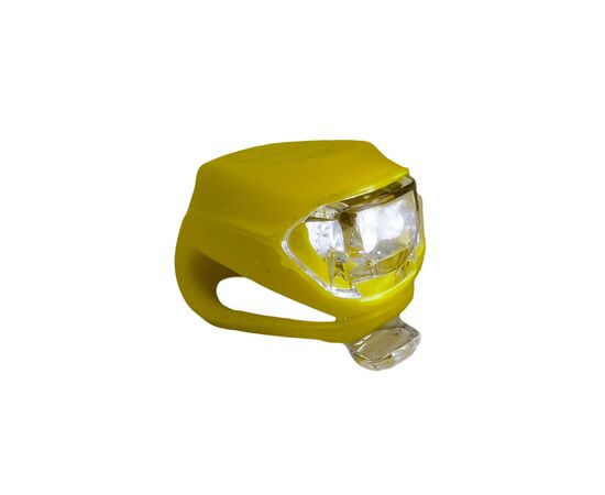 Комплект велофар Good Bike Silicone LED Yellow (92325Yellow-IS), изображение 2 Комплект велофар Good Bike Silicone LED Yellow (92325Yellow-IS), изображение 2