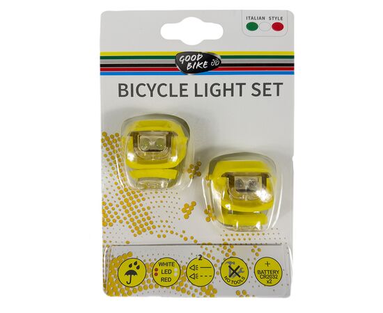 Комплект велофар Good Bike Silicone LED Yellow (92325Yellow-IS), изображение 6 Комплект велофар Good Bike Silicone LED Yellow (92325Yellow-IS), изображение 6