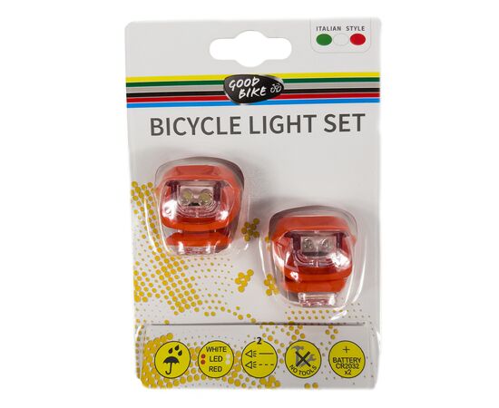 Комплект велофар Good Bike Silicone LED Red (92325Red-IS), изображение 6 Комплект велофар Good Bike Silicone LED Red (92325Red-IS), изображение 6