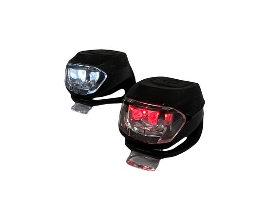 Комплект велофар Good Bike Silicone LED Black (92325Black-IS)