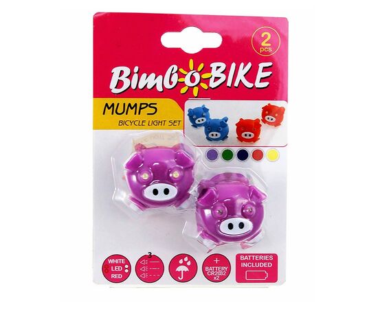 Комплект велофар Good Bike Silicone Mumps Violet (90303Violet-IS), изображение 4 Комплект велофар Good Bike Silicone Mumps Violet (90303Violet-IS), изображение 4