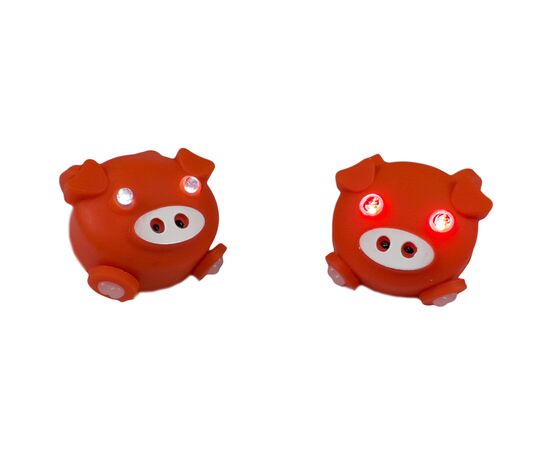 Комплект велофар Good Bike Silicone Mumps Red (90303Red-IS), изображение 2 Комплект велофар Good Bike Silicone Mumps Red (90303Red-IS), изображение 2