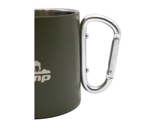 Чашка туристическая Tramp 350 мл с карабином Olive (UTRC-122-olive), изображение 2 Чашка туристическая Tramp 350 мл с карабином Olive (UTRC-122-olive), изображение 2