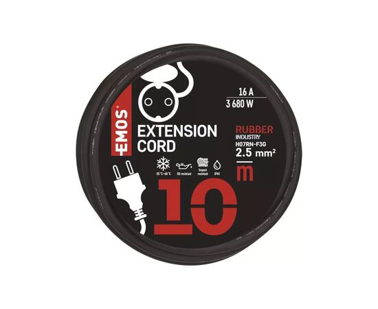 Сетевой удлинитель EMOS P01810R, изображение 3 Сетевой удлинитель EMOS P01810R, изображение 3