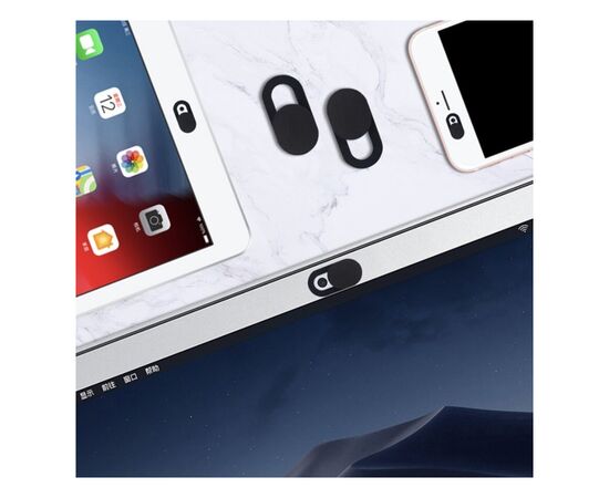 Захисна шторка для веб-камери ноутбука, телефона (наклейка) SampleZone (SZ-001), зображення 4 Захисна шторка для веб-камери ноутбука, телефона (наклейка) SampleZone (SZ-001), зображення 4