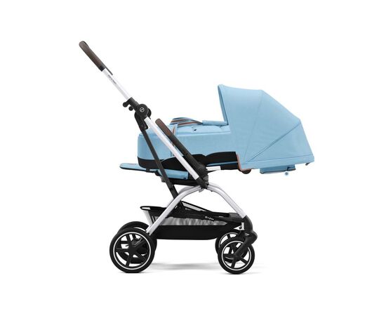 Коляска Cybex Eezy S Twist+ 2 SLV Beach Blue (с бампером) (522001117), изображение 2 Коляска Cybex Eezy S Twist+ 2 SLV Beach Blue (с бампером) (522001117), изображение 2